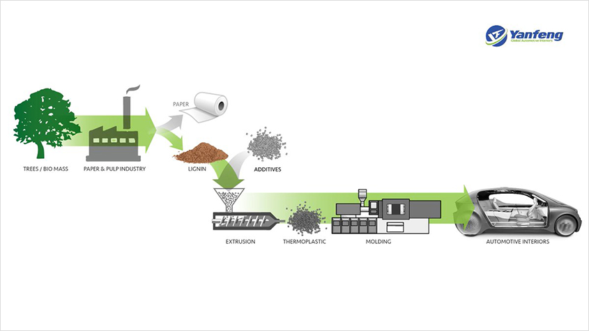 Yan Feng&Prisma collaborate on plant-based lignin for vehicle interiors